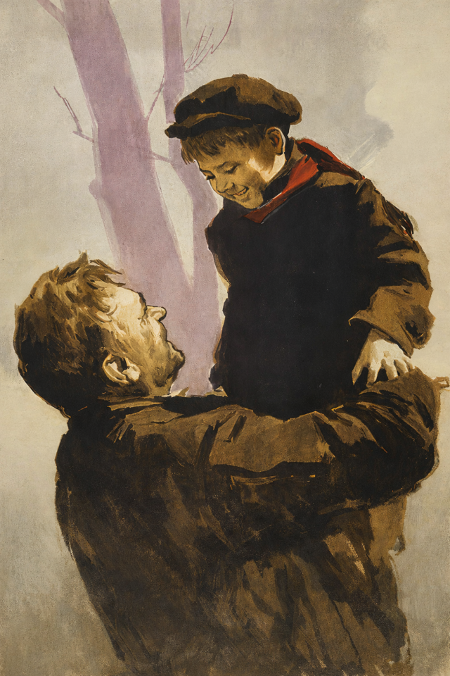 Joyful reunion in the aftermath